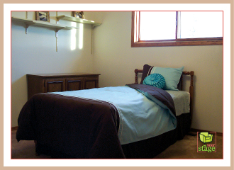 Calgary Bedroom After Staging How home staging makes a difference.