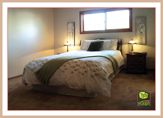 Calgary Bedroom After Staging How home staging makes a difference.