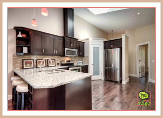 Calgary Kitchen After Staging See the difference home staging makes.