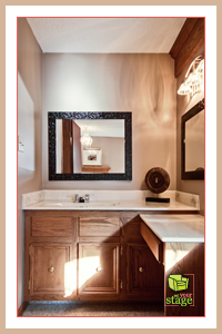 Calgary Bathroom After Staging See the difference professional home staging makes?