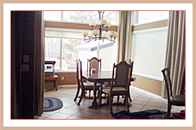 Calgary Dining Area Before Staging Does this room look familiar?